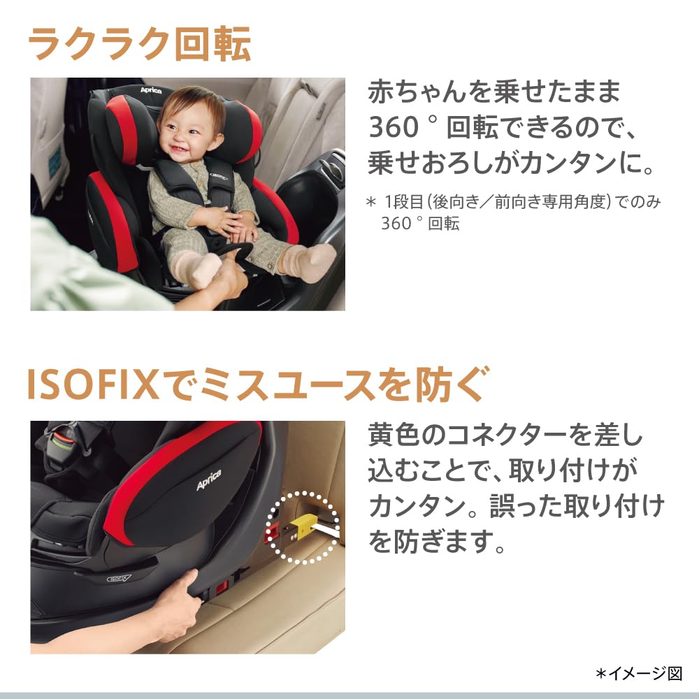 아프리카 플라디아 플러스 프리미엄 네이비블랙 2187851 회전형 카시트 차일드 시트 단품 이미지 6