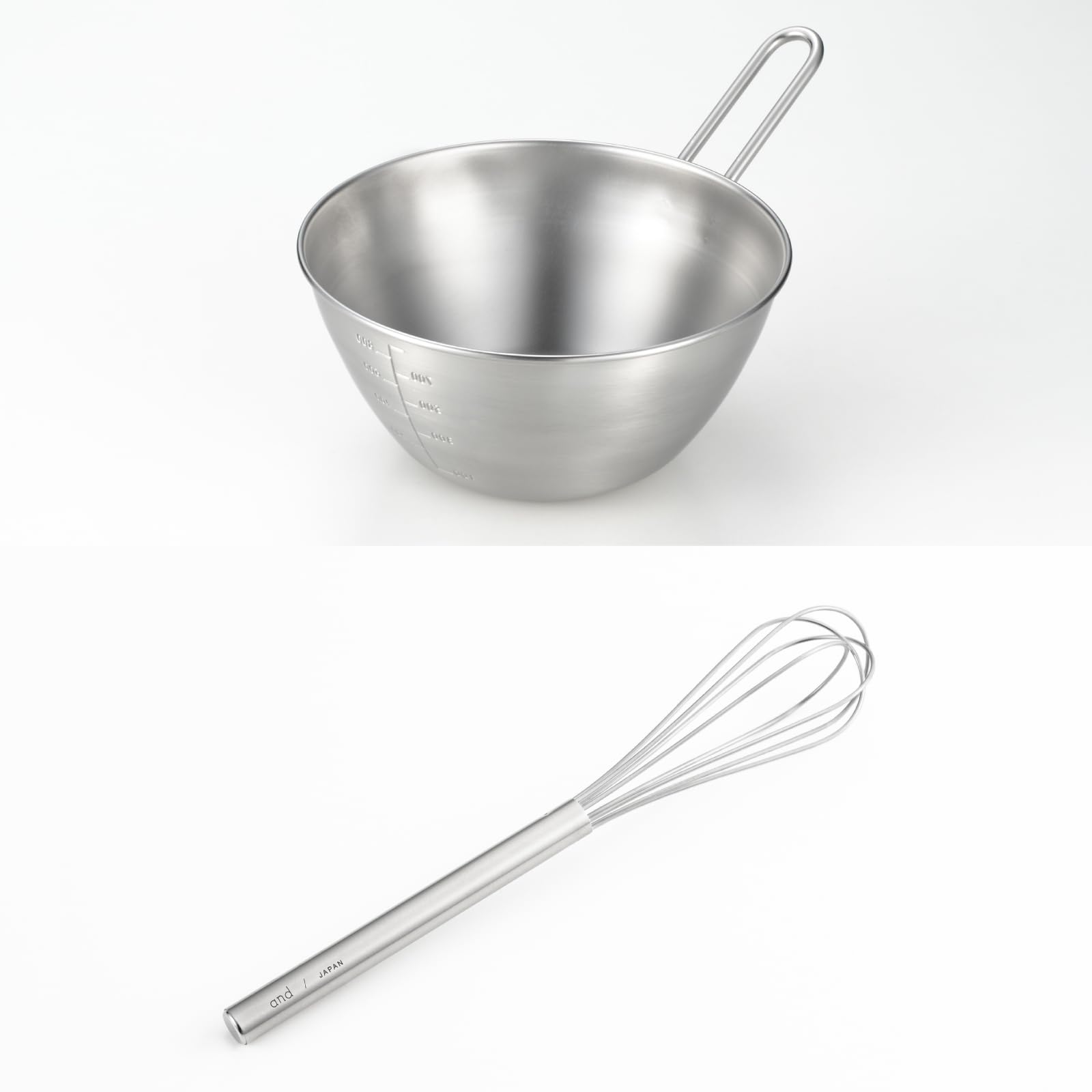 요시카와 앤드 손잡이 볼 16cm 미니 거품기 세트 AN0213 이미지 1