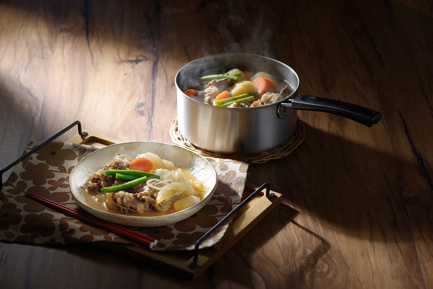 요시카와 COOK EASY SJ3320 18cm 편수냄비 실버 IH겸용 편수냄비 18cm 이미지 7