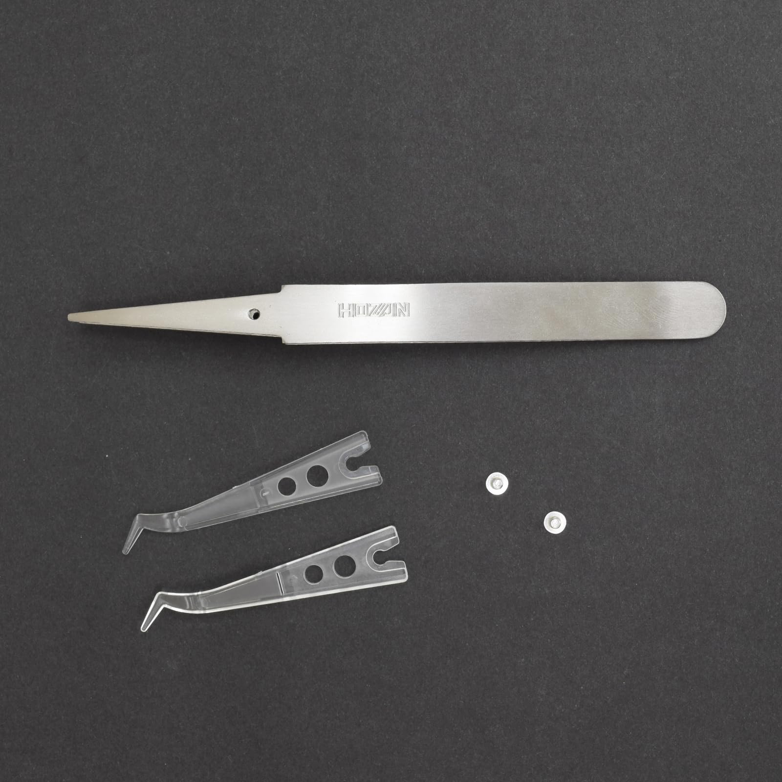 호잔 투명 팁 핀셋 R형 P-642-A 125mm 정밀 작업용 핀셋 단품 이미지 4