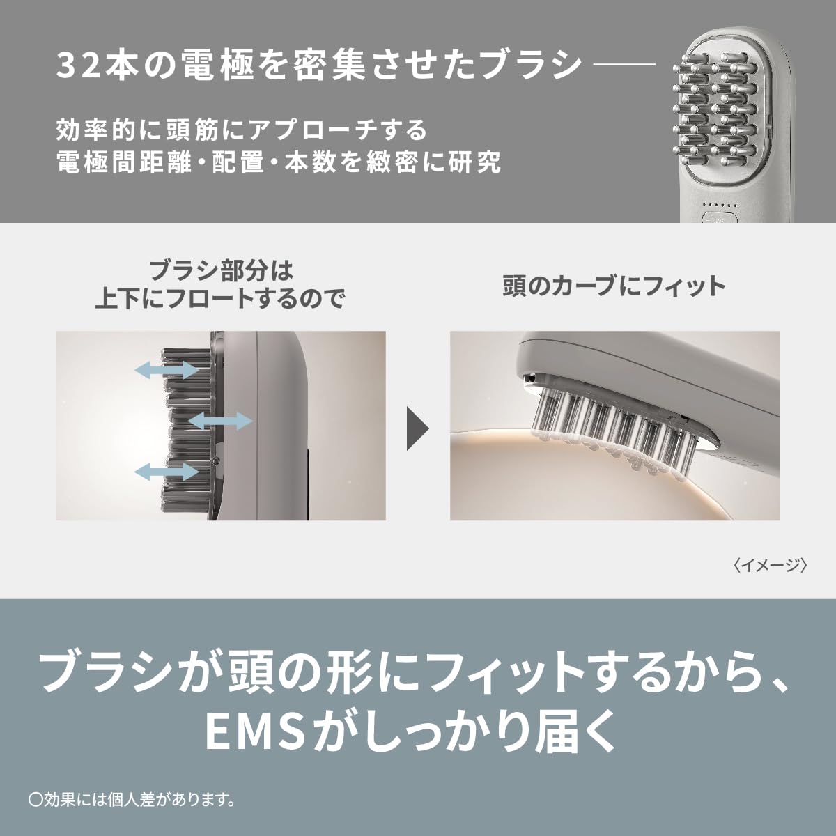 파나소닉 바이탈리프트 EH-SP60-H 그레이지 EMS 전기 브러시 이미지 6