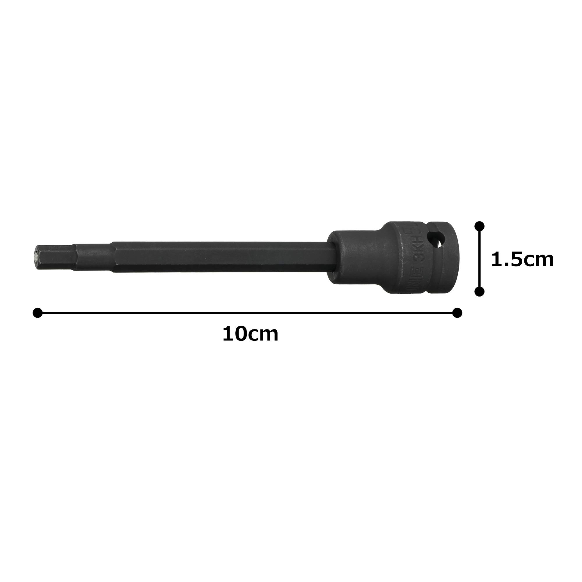 토네 HP3KH-05LK 9.5mm 5mm 롱 육각 소켓 마그넷형 이미지 5