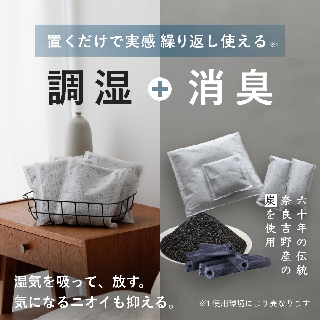 플러스마이너스제로 목탄 스퀘어 L 제습 탈취제 1개입 이미지 2