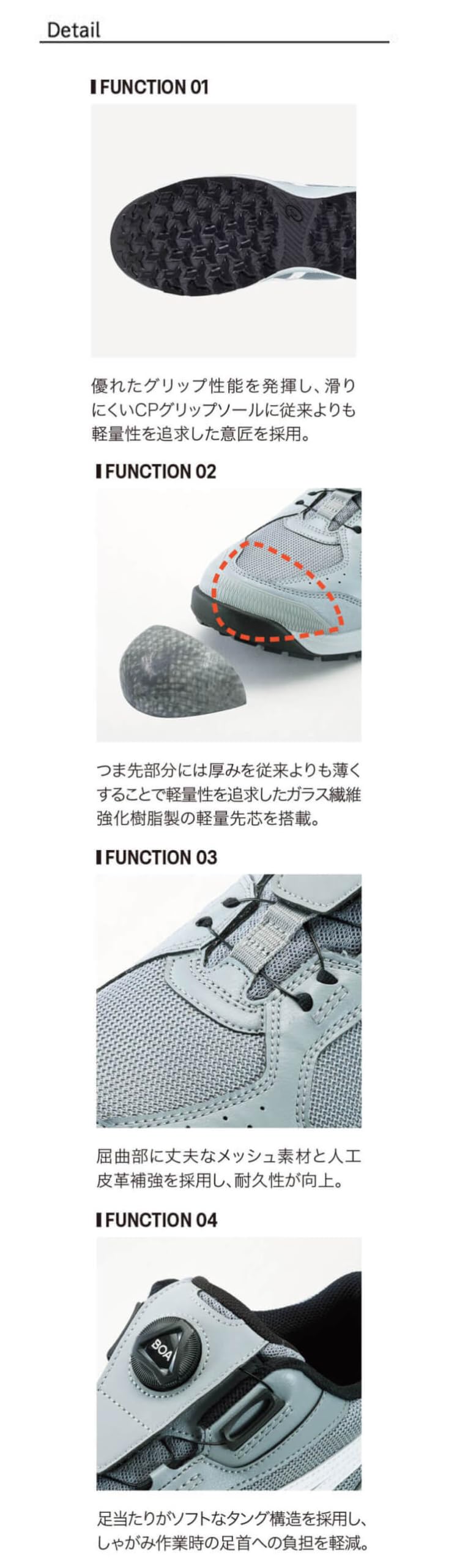 아식스 안전화 작업화 윈잡 CP229 BOA 24.0 cm 3E 로우인디고×일루미네이트민트 이미지 3