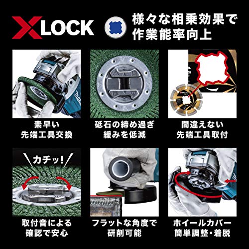 마키타 GA420DZ 100mm 충전식 디스크 그라인더 18V 베어툴 이미지 4