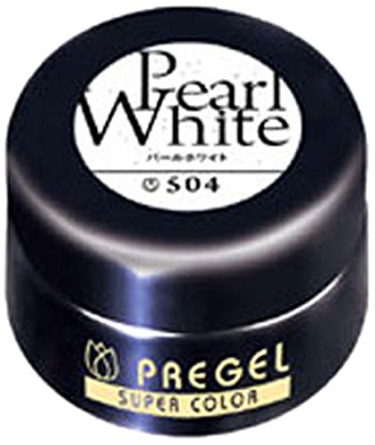 프리젤 슈퍼컬러EX 펄화이트 PG-SE504 4g 젤네일 UV LED 겸용