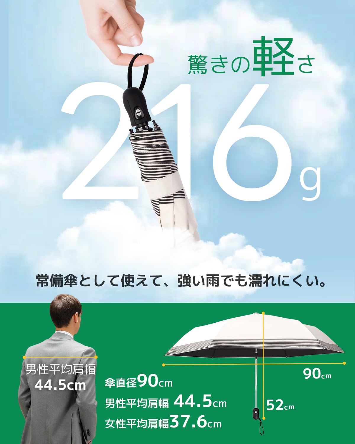 콘치와 자동 접이식 양우산 100% 암막 자외선 차단 초발수 이미지 8