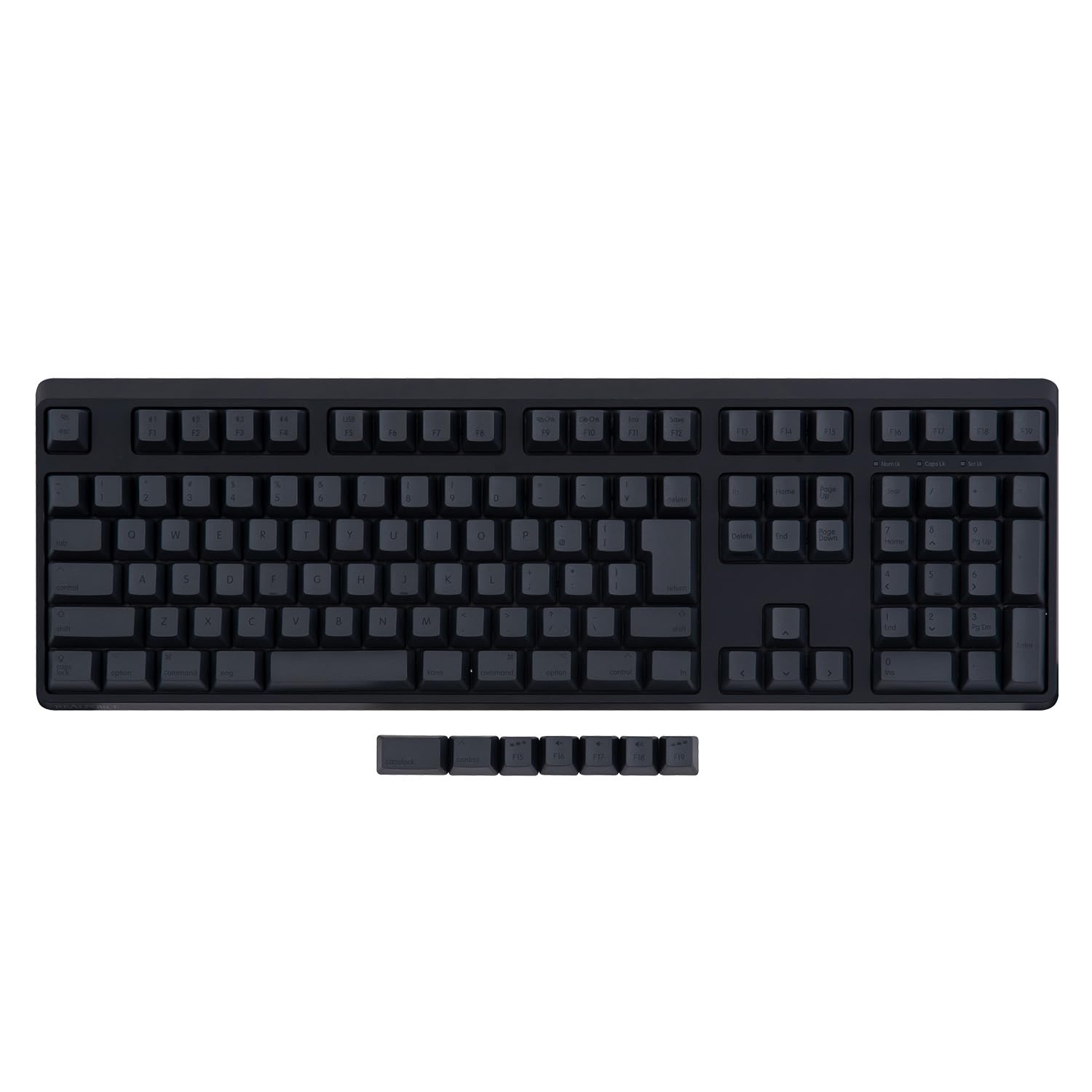 토프레 리얼포스 R4 블랙 R4AJPKCMFB 35키 키캡 세트 승화인쇄 PBT 이미지 2
