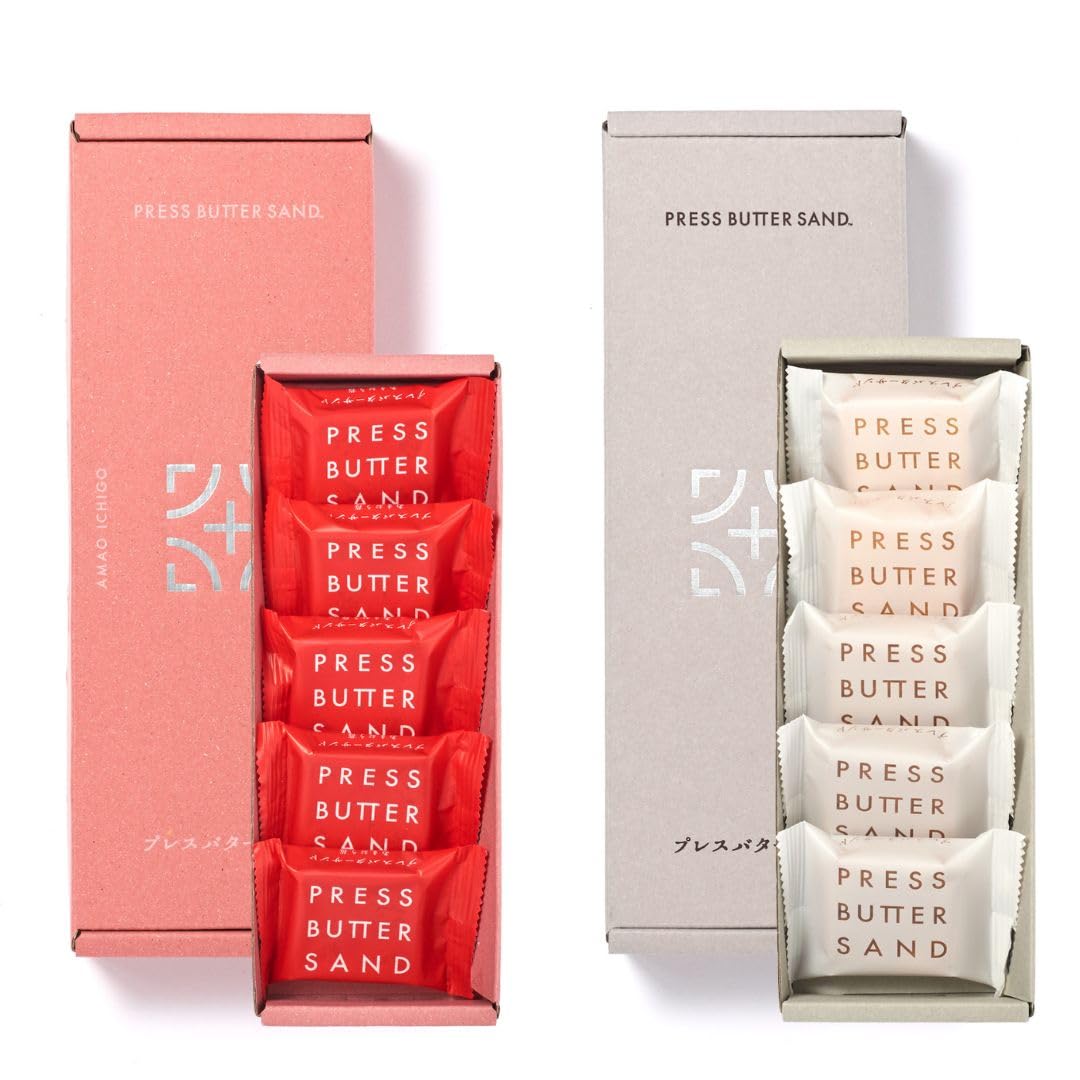 프레스버터샌드 오리지널 아마오우 딸기 2종 10개입 세트