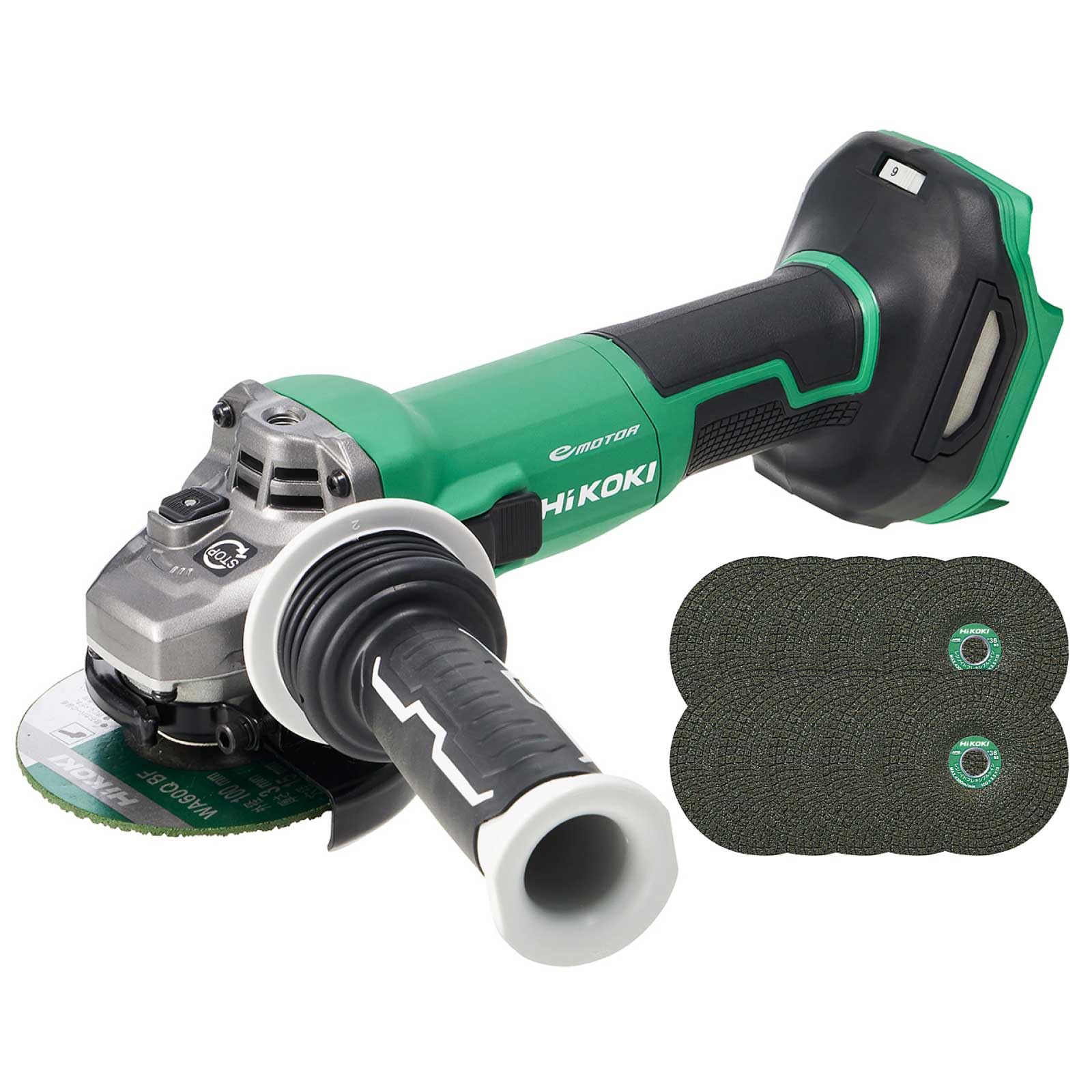 하이코키 G1810DB 100mm 충전 디스크그라인더 플렉시블 연삭숫돌 세트 이미지 1