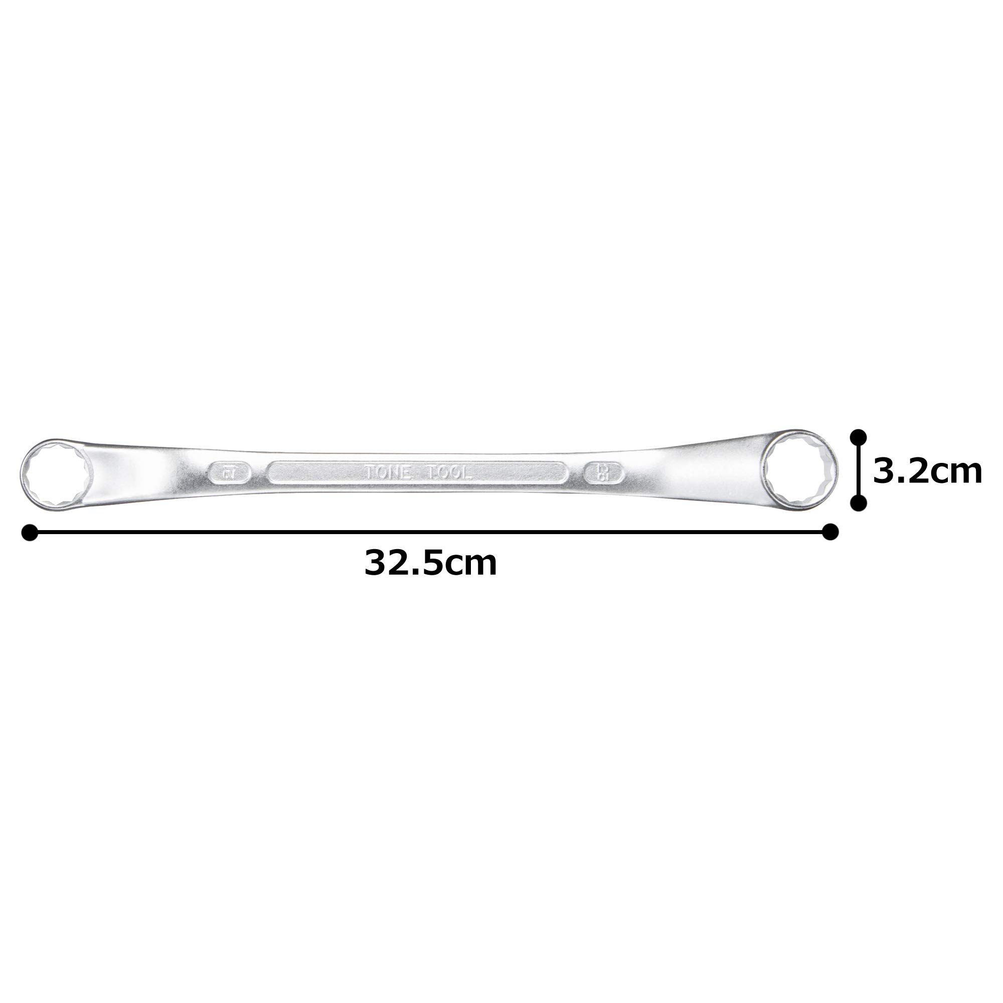토네 M45-2123 21x23mm 45도 롱 옵셋렌치 이미지 6