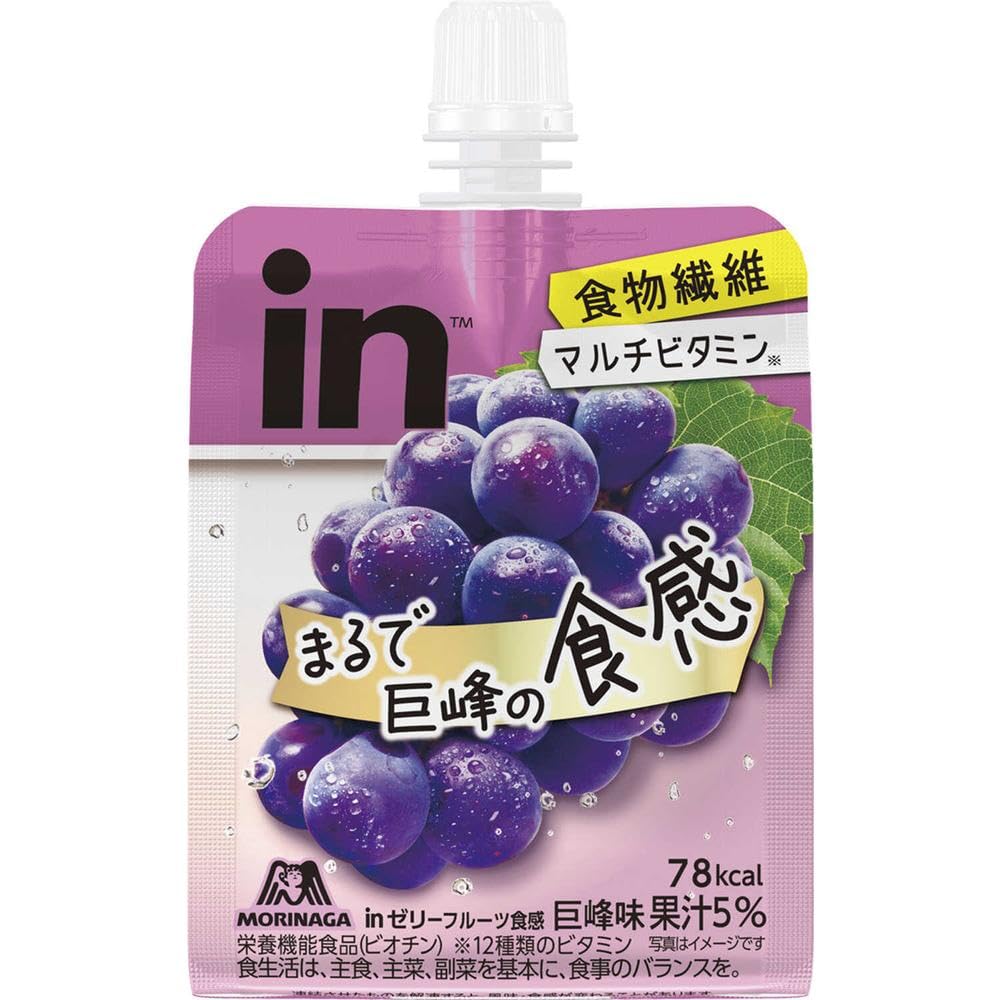 모리나가 인젤리 과일식감 거봉 150g 에너지젤 6개입