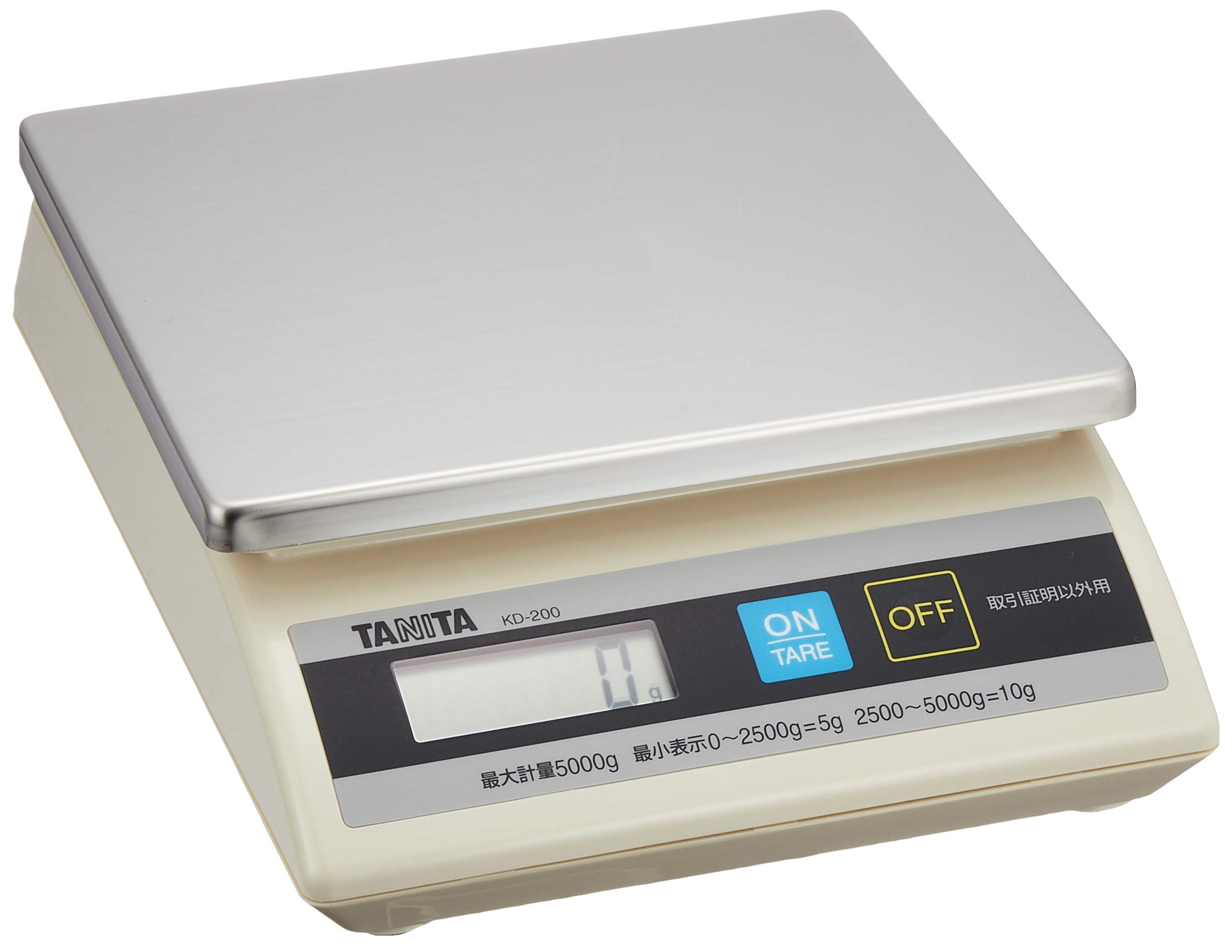 타니타 KD-200 5kg 방수 디지털 주방저울 5g 단위 5kg까지