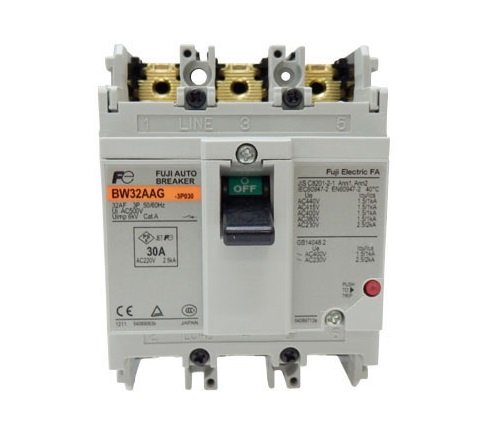 후지전기 BW32AAG-3P030 배선용 차단기 극수 : 3P 전류 : 30A