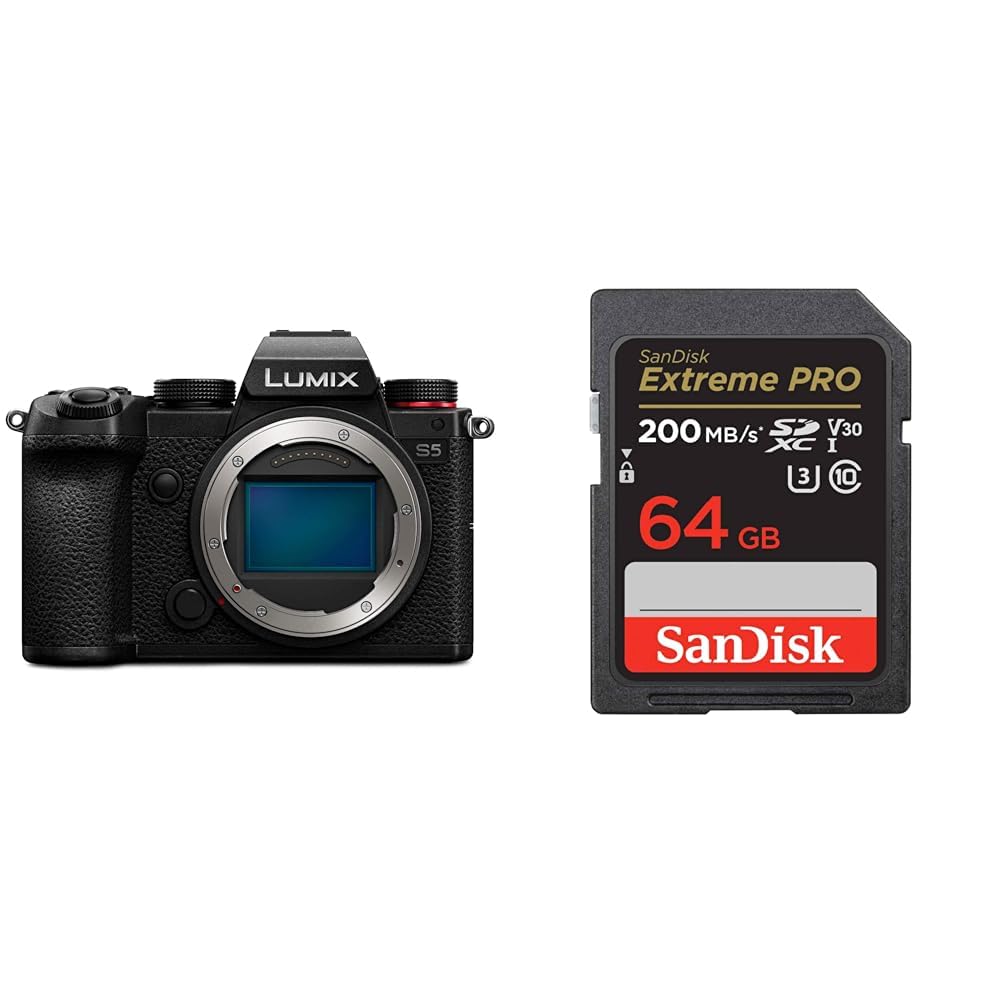 파나소닉 루믹스 DC-S5 블랙 64GB 미러리스 카메라