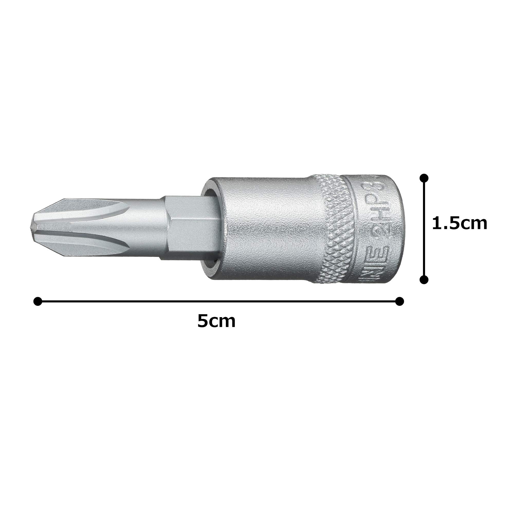 토네 HP2H-P3 드라이버 비트 소켓 6.35mm 십자 3번 이미지 5