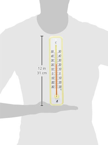 신와 플라스틱 온도계 옐로우 30cm 48362 이미지 6