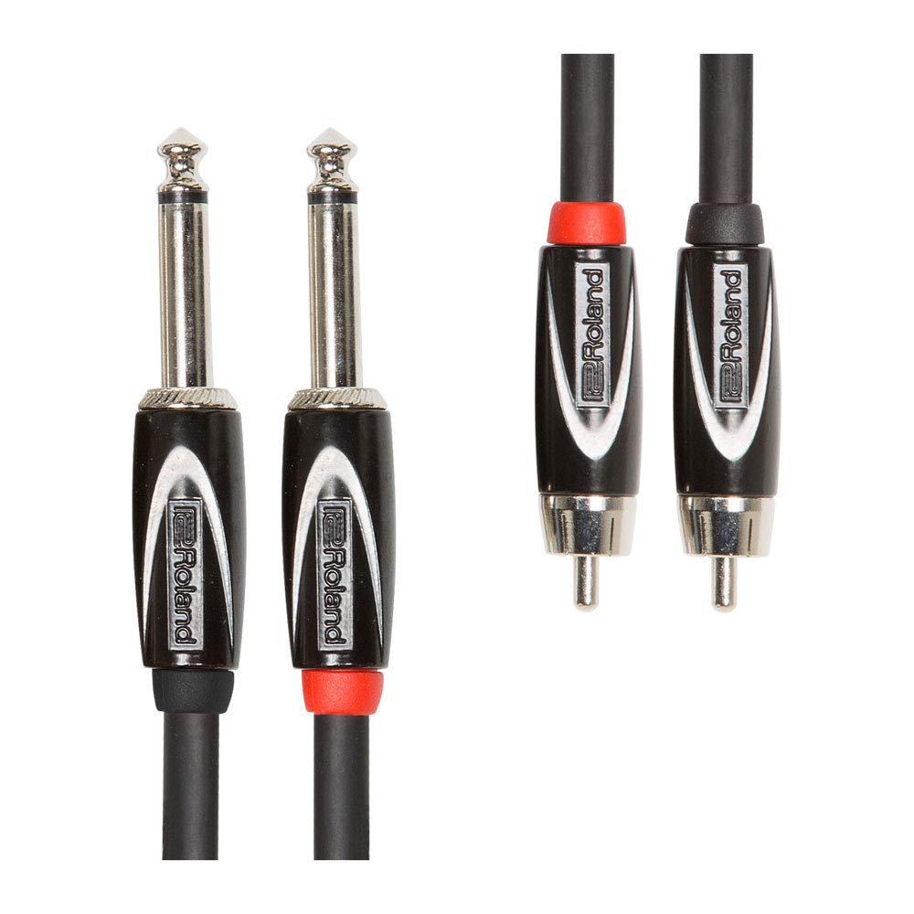 롤랜드 RCC-10-2R28 3m TS폰-RCA 핀 악기 실드 케이블