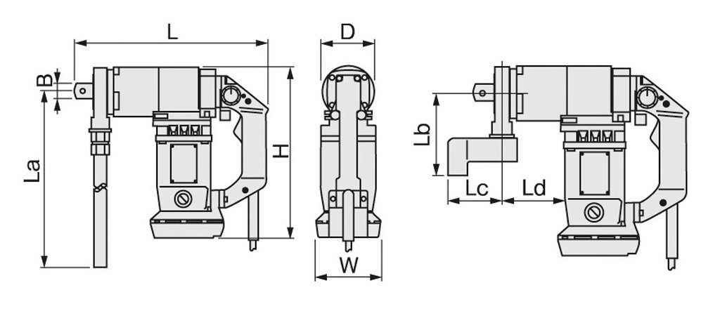 토네 너트러너 STC11T 25.4mm 1100Nm 200V 이미지 3