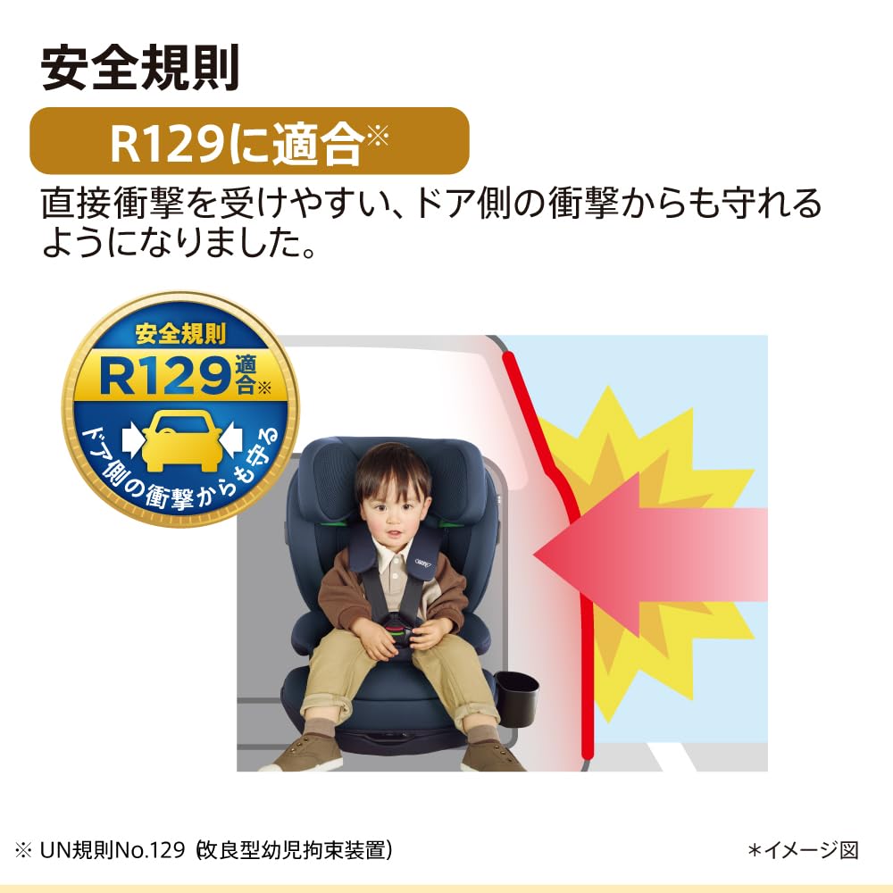 아프리카 리라이드 AB 네이비 2219704 ISOFIX 카시트 주니어 시트 단품 이미지 4