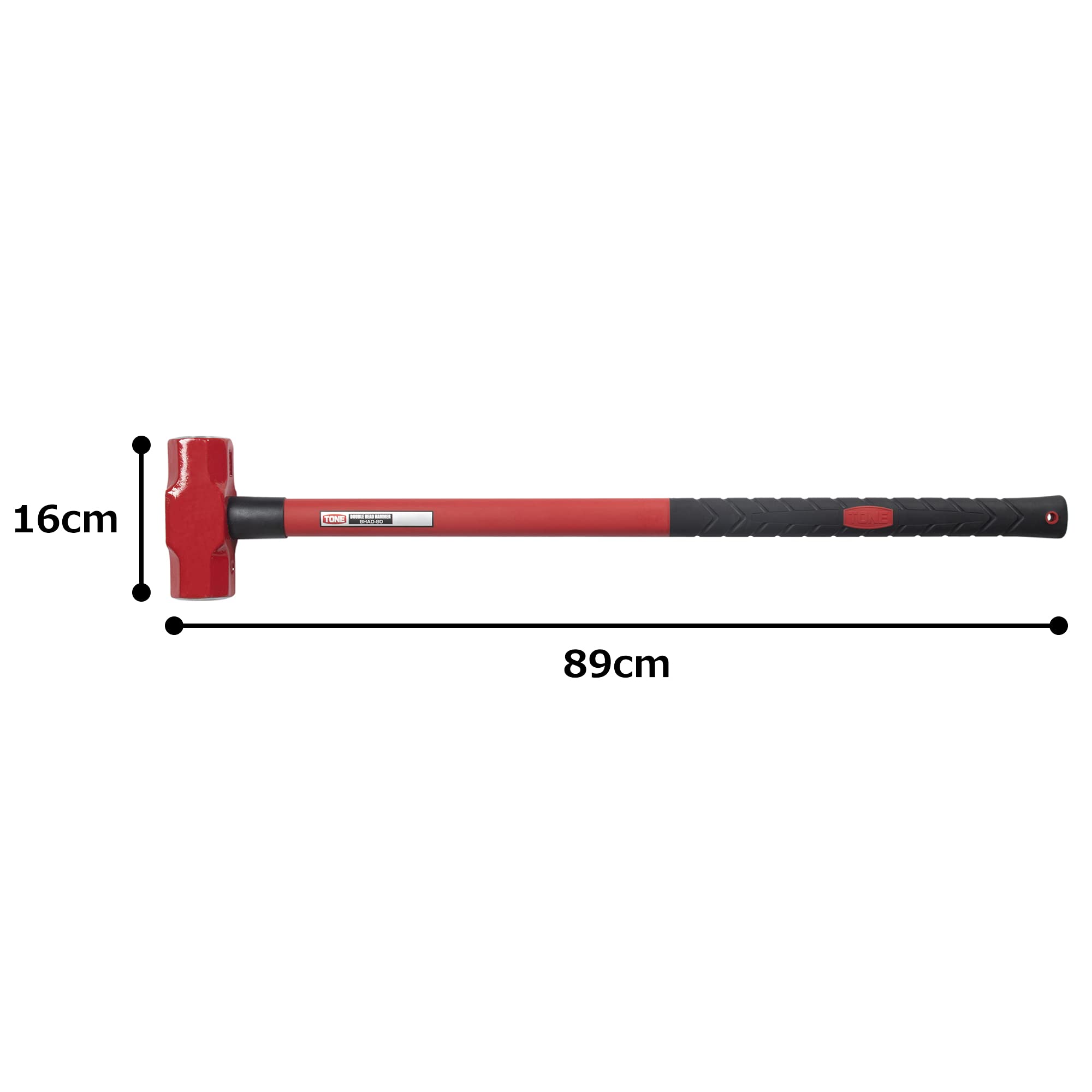 토네 양구해머 BHAD-80 레드 블랙 8파운드 이미지 4