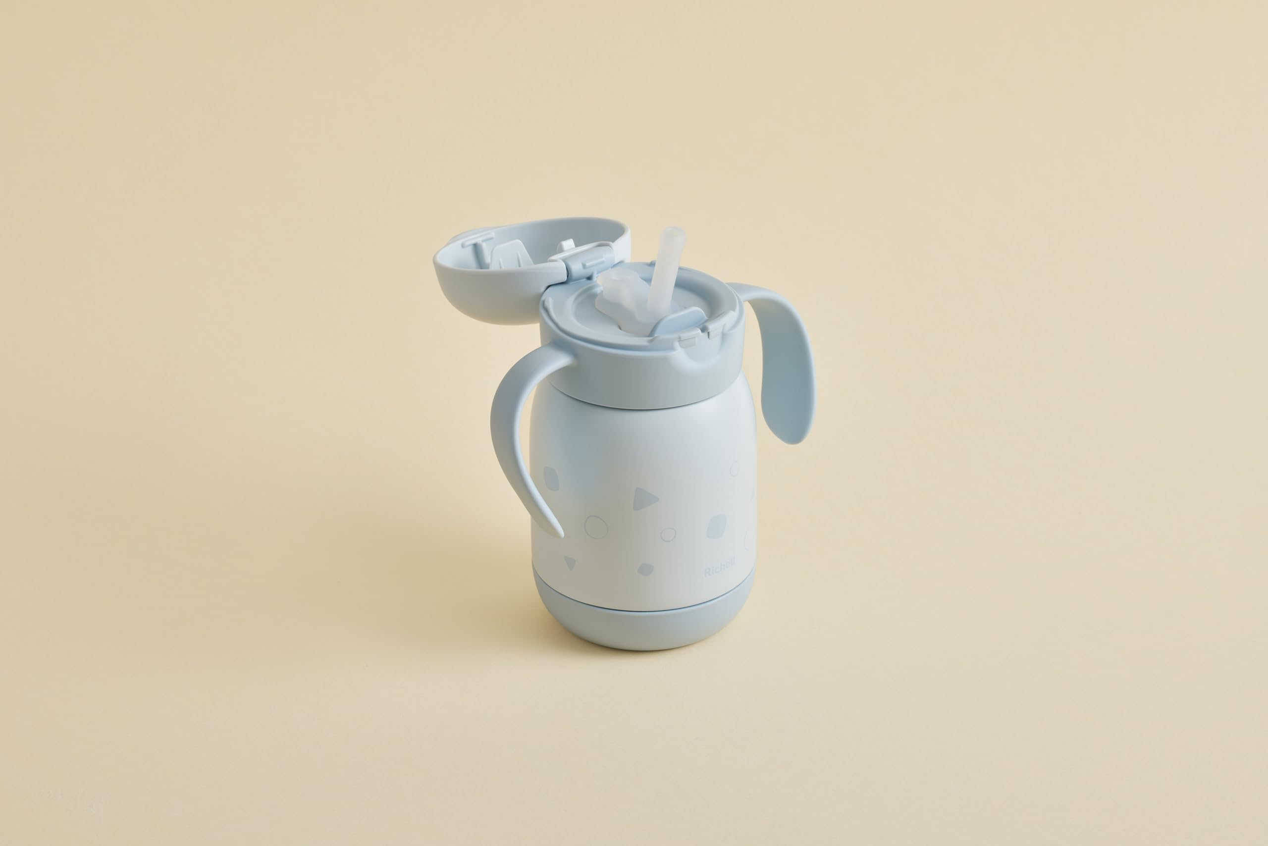 리첼 트라이 라이트그레이 300ml 보냉 빨대컵 이미지 7