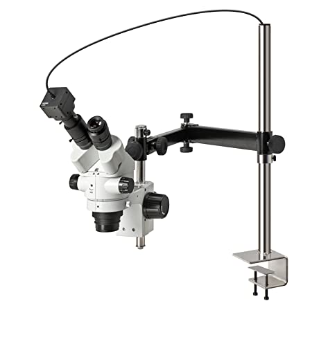 호잔 L-KIT1023 실체 현미경 줌식 USB 카메라 포함 500만 화소 롱 암 클램프 이미지 2