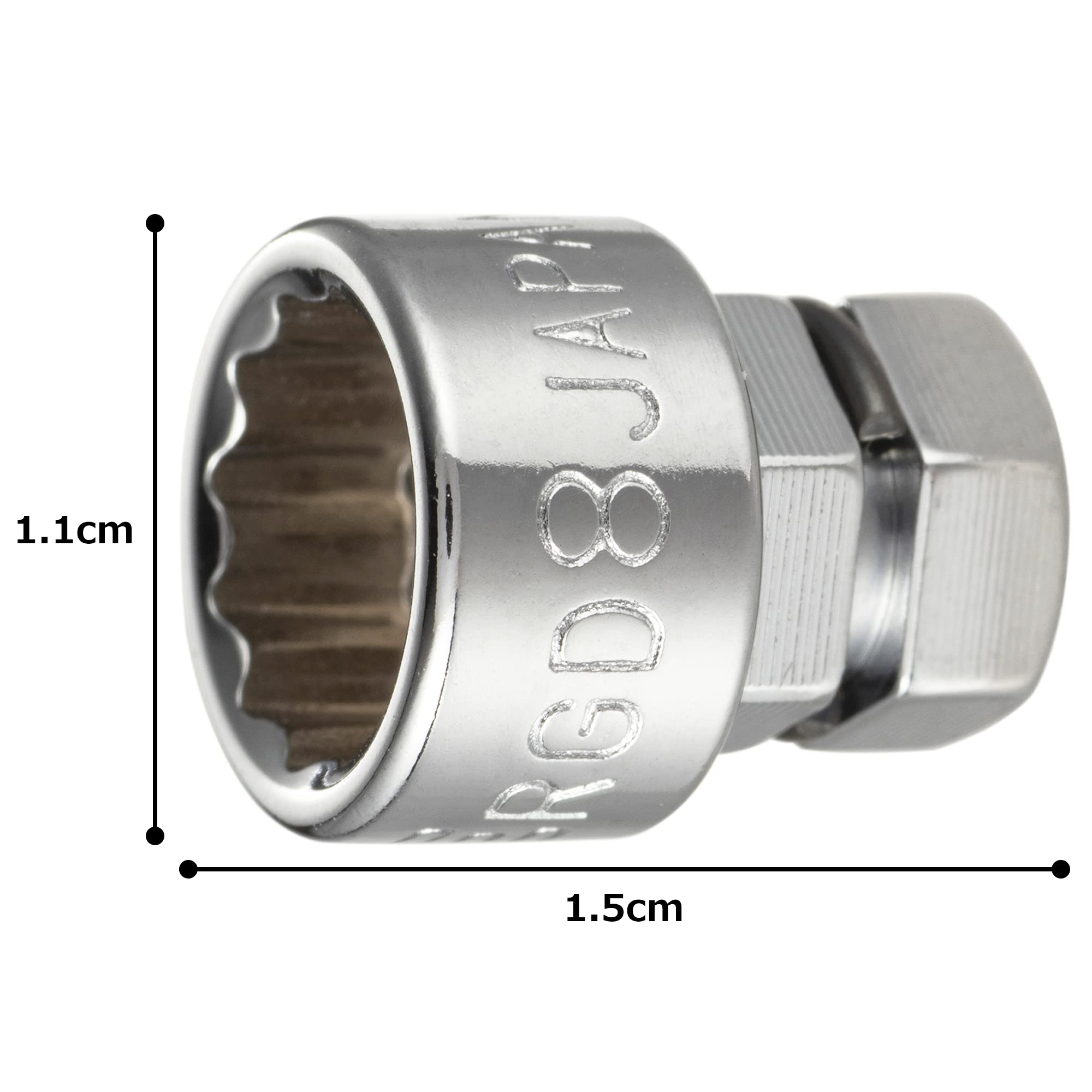토네 RGD-08 8mm 12각 소켓 안경렌치용 이미지 5