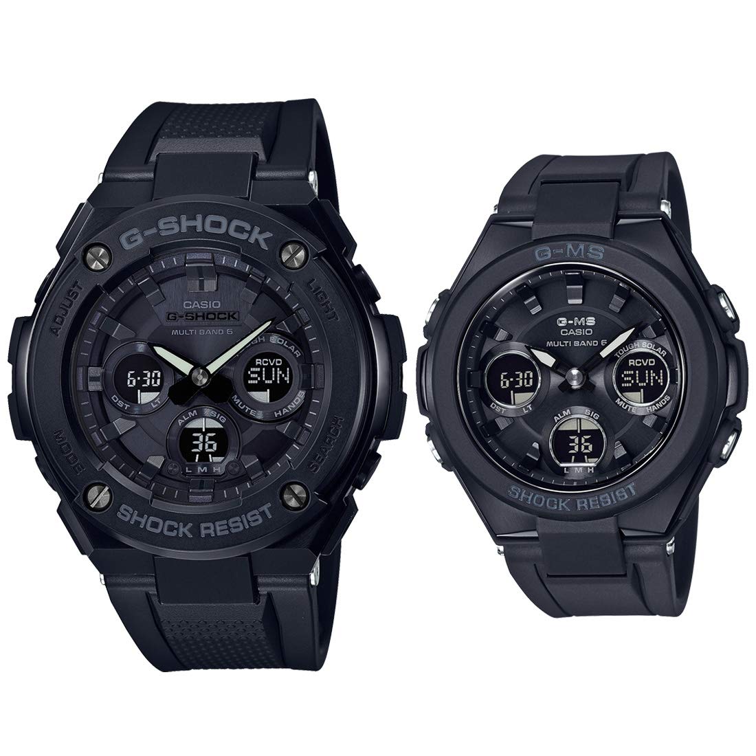 카시오 지샥 G-STEEL G-MS G-SHOCK 미드사이즈 블랙