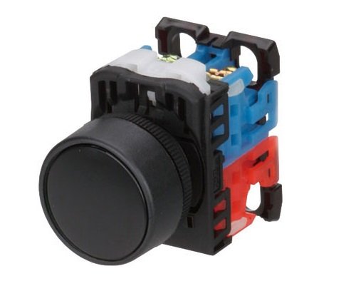 후지전기 푸시버튼스위치 AR22F0R-10B 평형 24mm 1