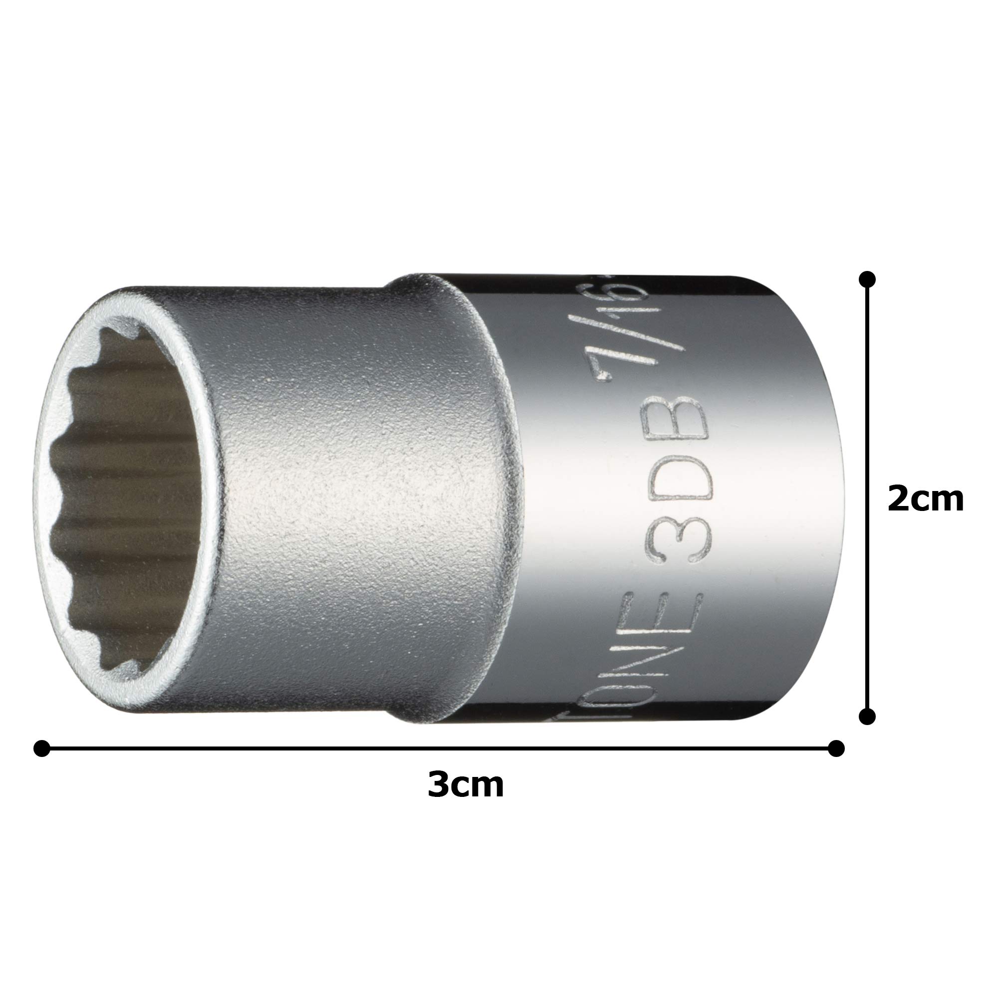 토네 HP3DB-14 12각 소켓 9.5mm 7/16인치 이미지 5