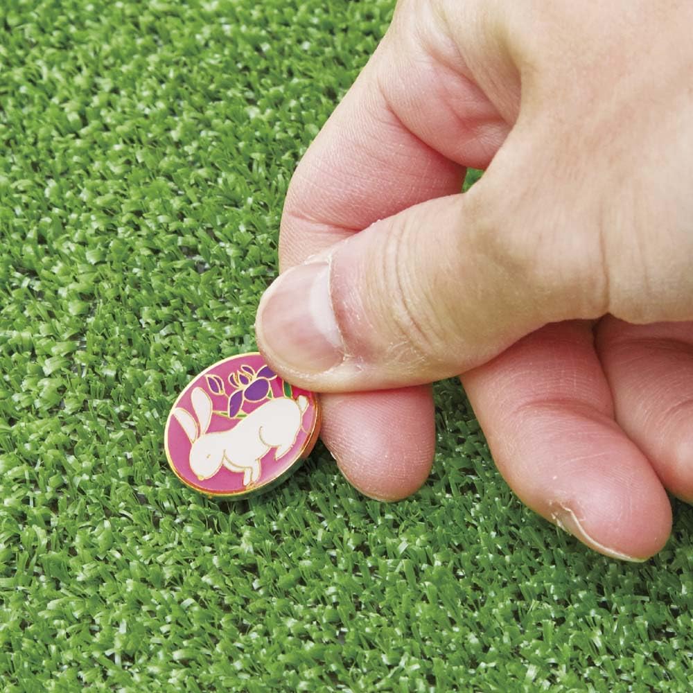 하타치 십이지신 마커 BH6011 그라운드 골프 볼마커 호랑이 호랑이 이미지 3