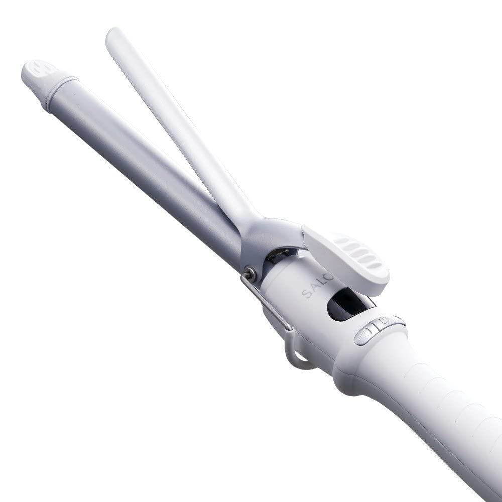 살로니아 세라믹 컬 화이트 19mm 헤어 아이론