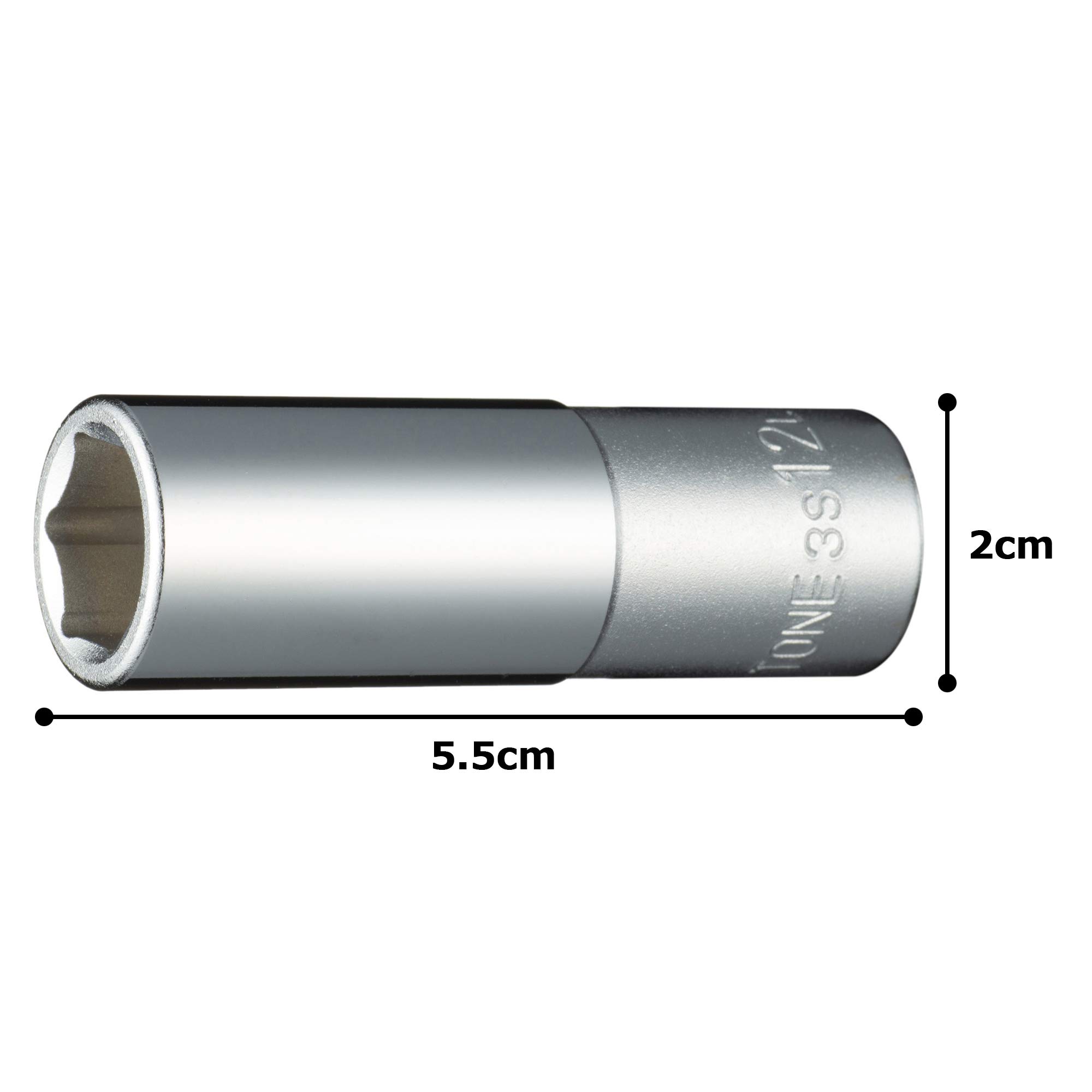 토네 HP3S-12L 6각 딥소켓 9.5mm 12mm 이미지 5