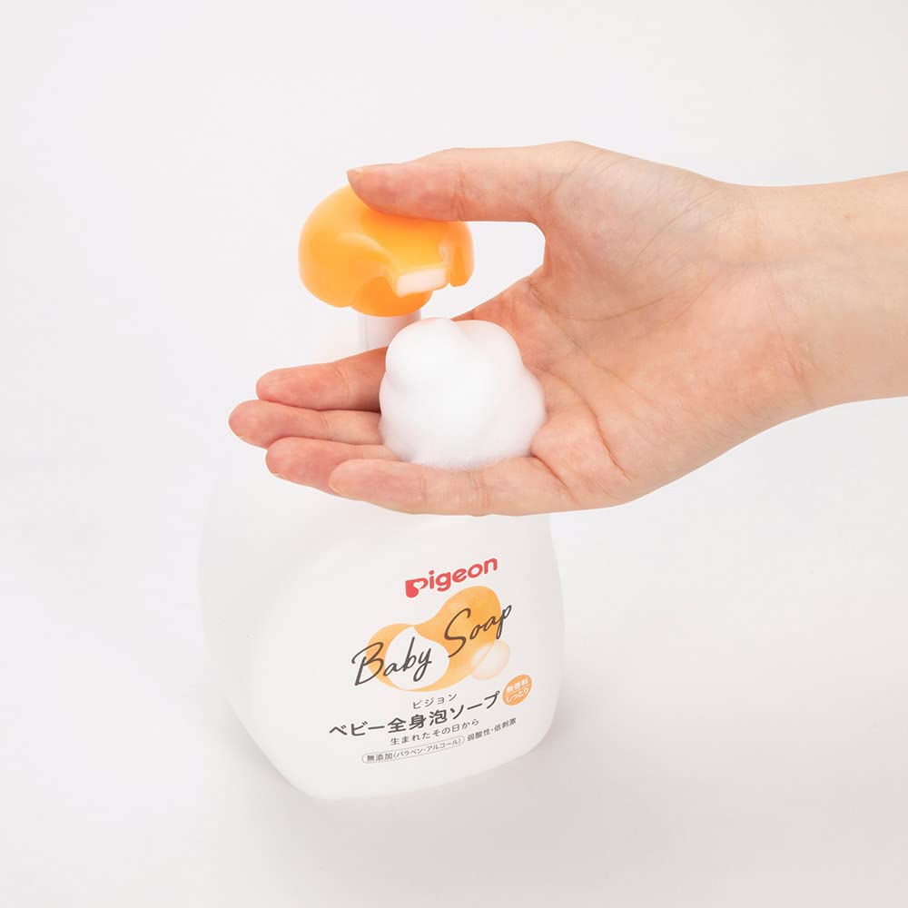 피죤 베이비 전신 거품 워시 촉촉한 타입 리필 400ml 이미지 2