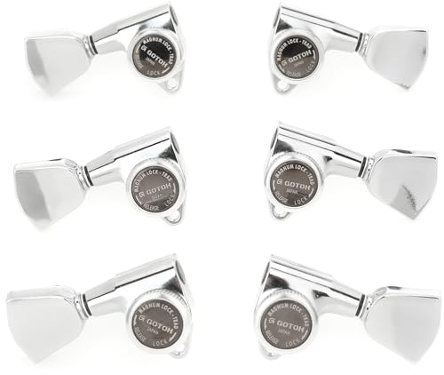 고토 SG301-04 MG-T 3대3 락킹 튜너 크롬 키스톤 이미지 2