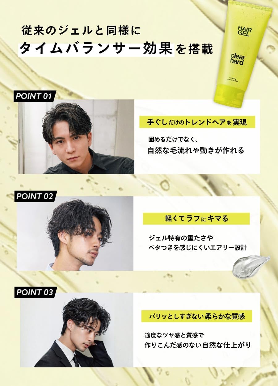 립스 클리어 하드 젤 200g 남성용 헤어젤 02.클리어 하드 이미지 4