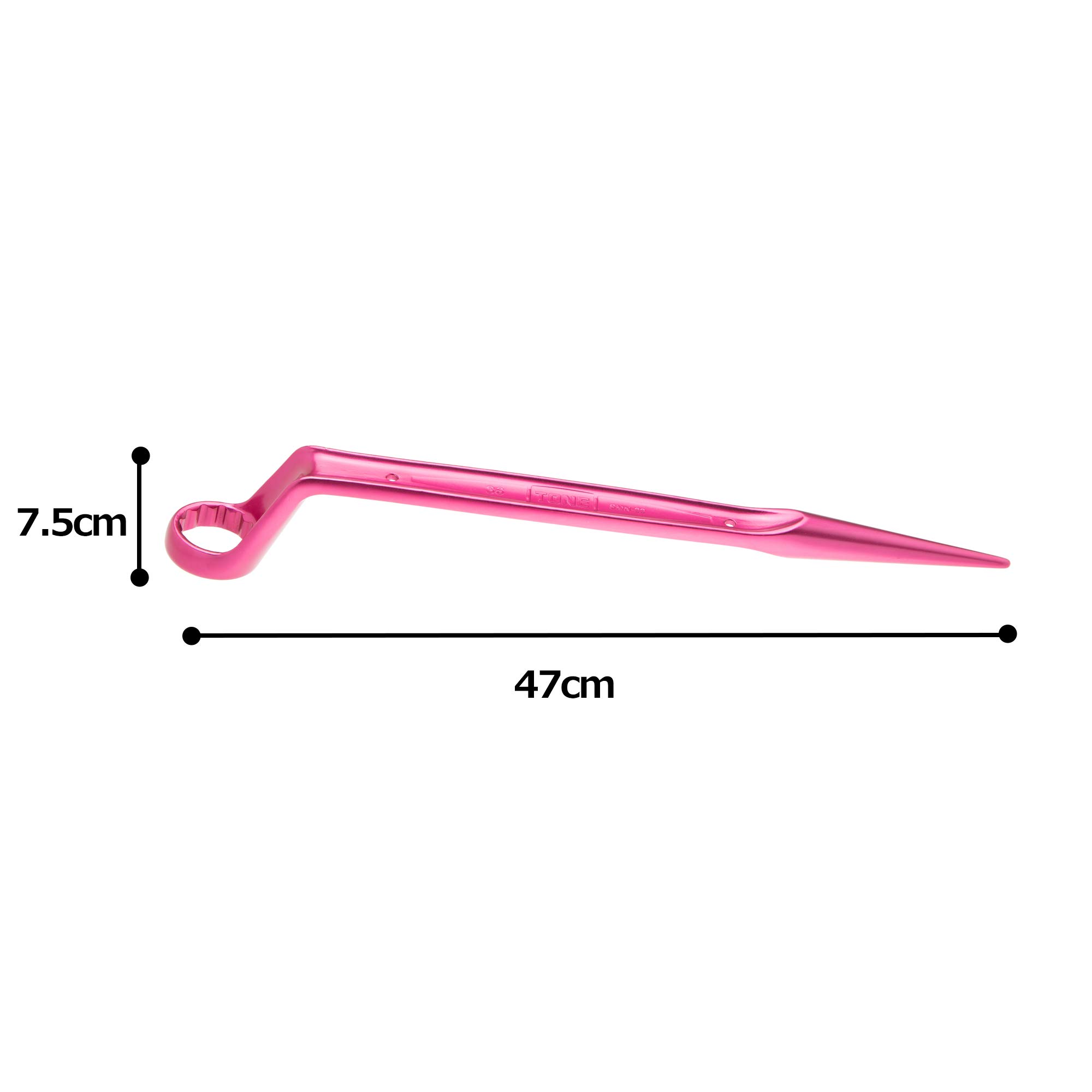 토네 시노 안경렌치 핑크 75SMN-22PK 36mm 토르시아볼트용 이미지 5
