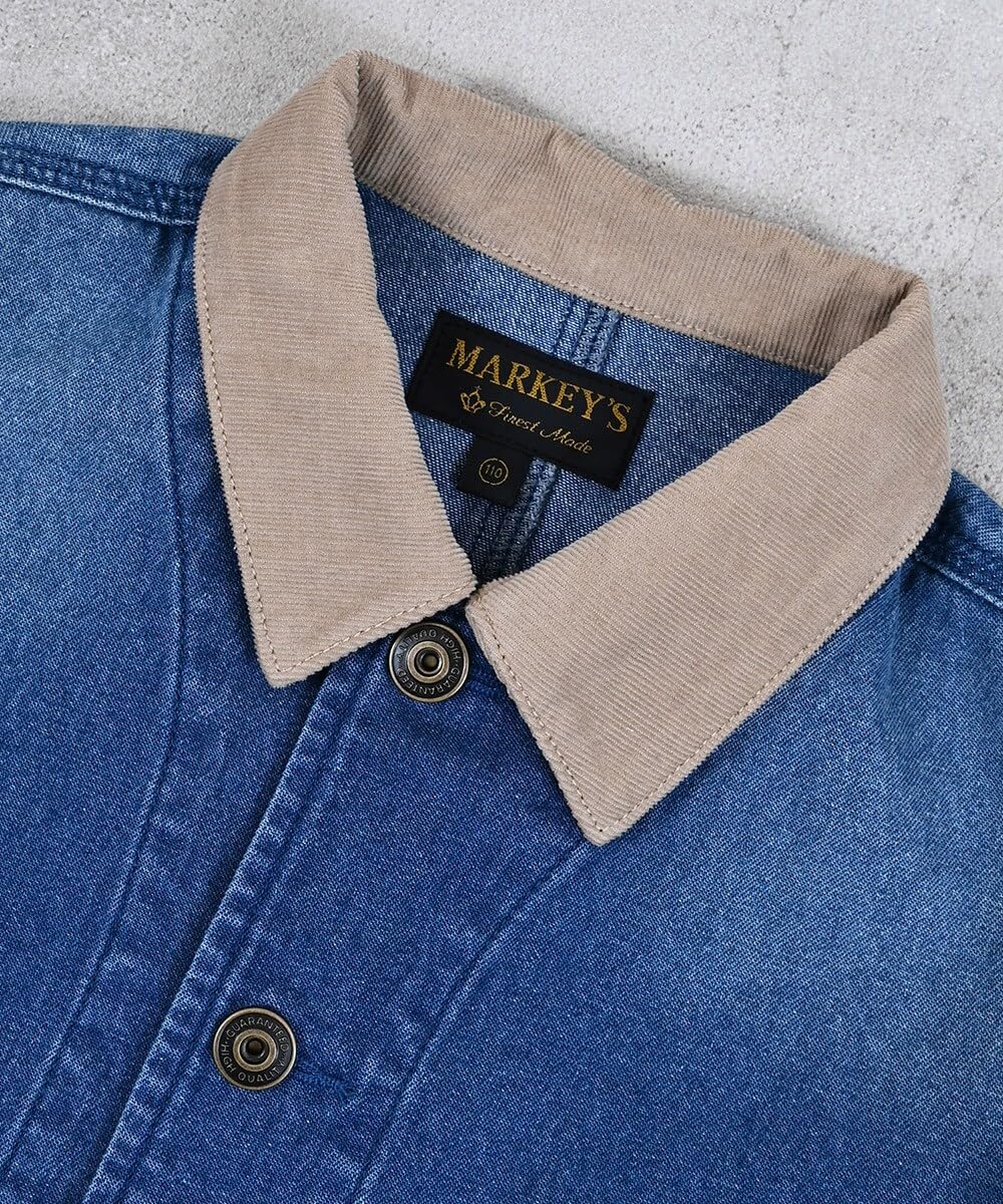 마키즈 데님 커버올 Ｃ２０블루 100 이미지 7