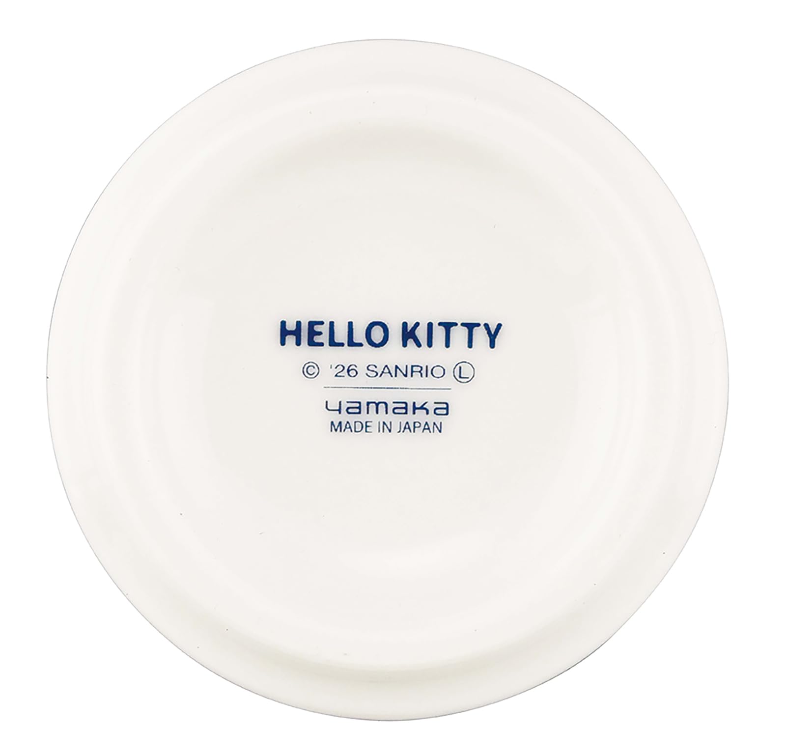 야마카 이로도리 헬로키티 옐로우 HK202-327 300ml 스시 찻잔 이미지 5