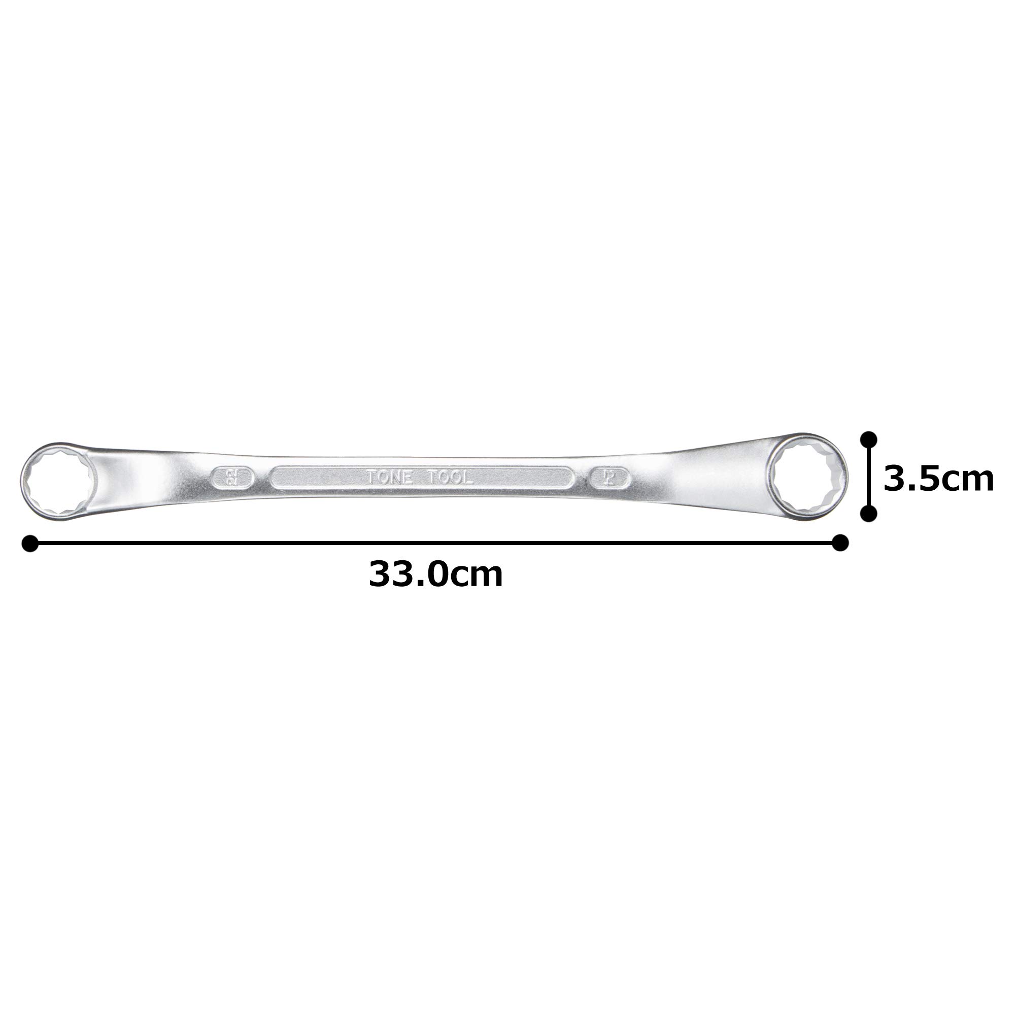 토네 HPM45-2224 22x24mm 45도 롱 옵셋렌치 이미지 6