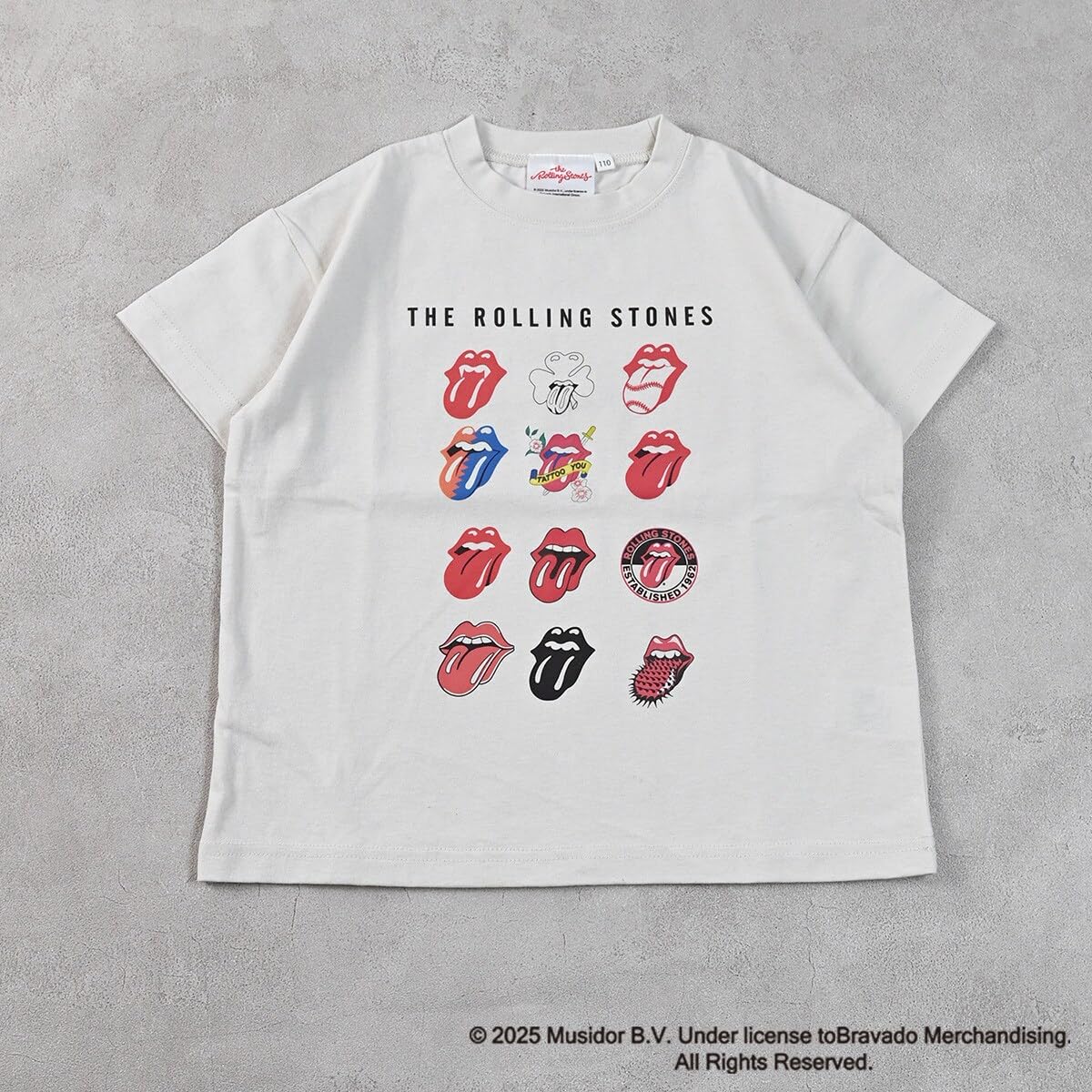 마키즈 롤링스톤즈 별주 반팔 티셔츠 Ｂ５０라이트그레이 120 이미지 7