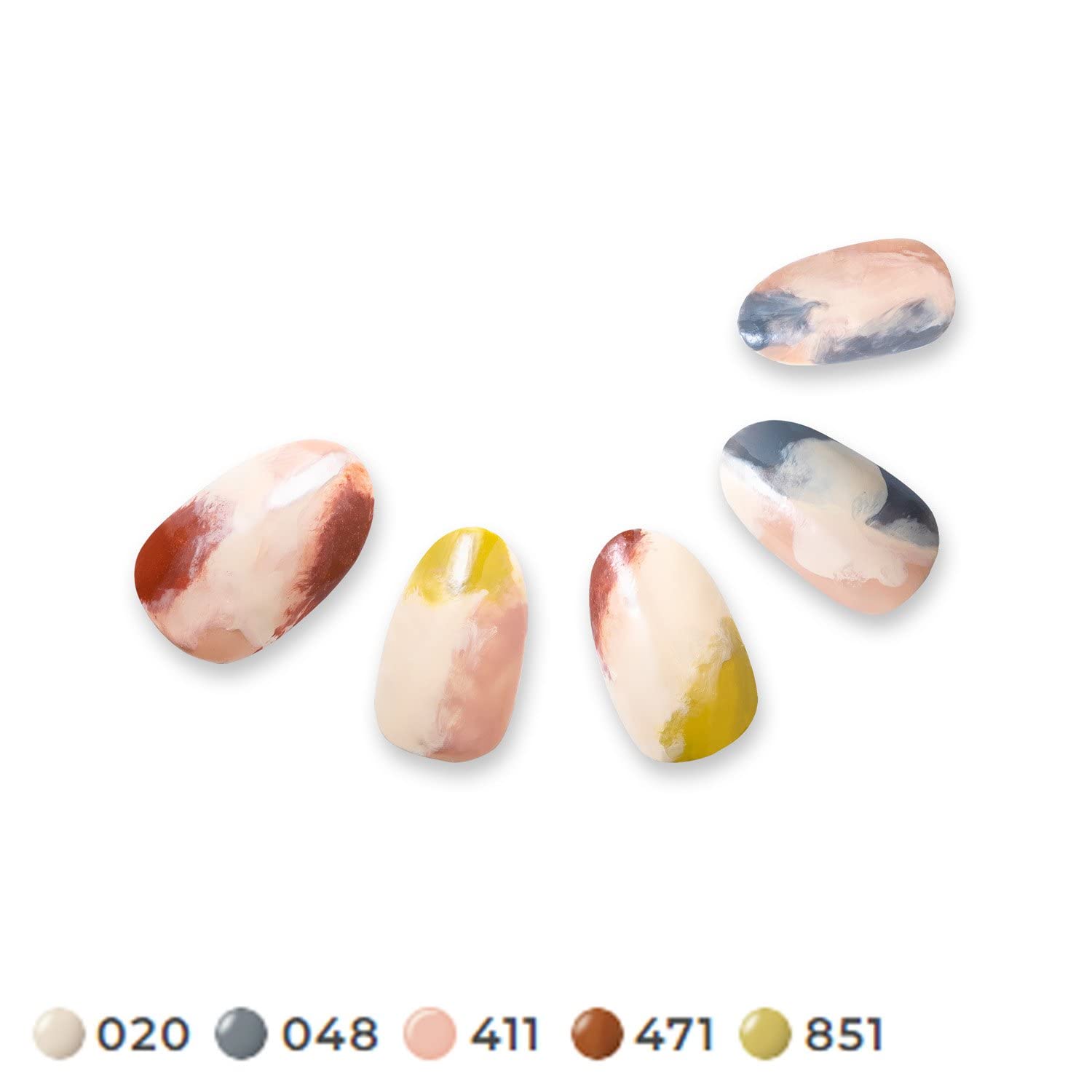 치후레 네일 에나멜 020 화이트 매니큐어 속건 평붓 1개 (x 1) 이미지 7