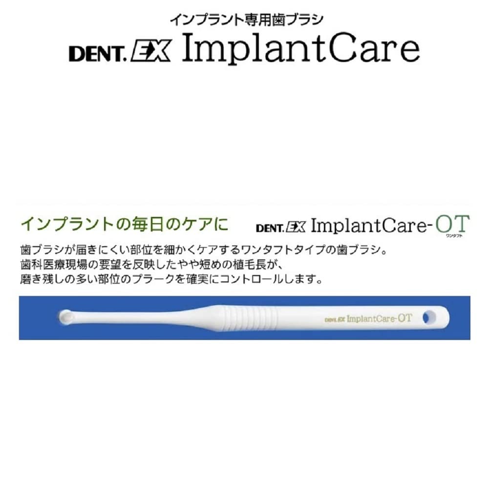 라이온 DENT.EX 임플란트케어 OT 원터프트 칫솔 12입 이미지 2