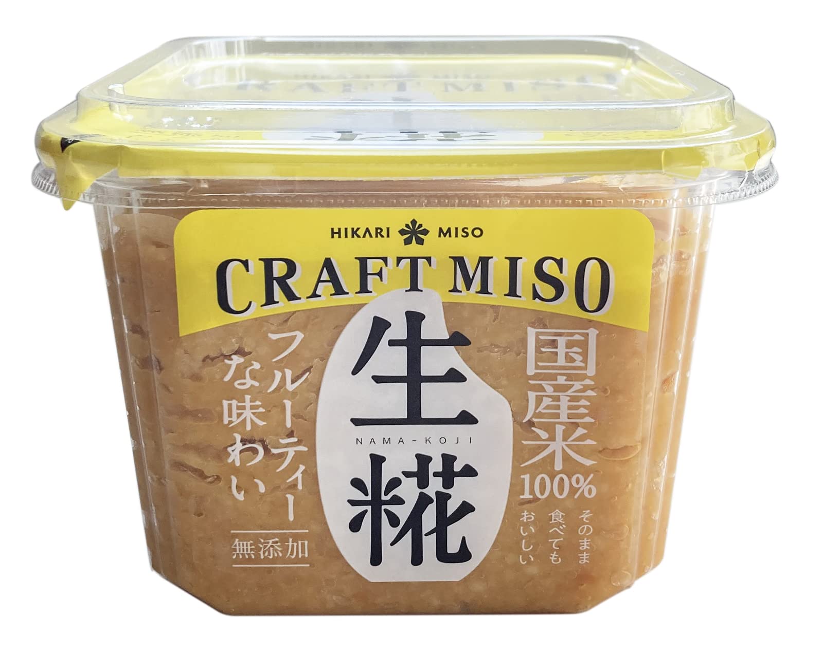 히카리미소 크래프트 미소 생누룩 된장 650g