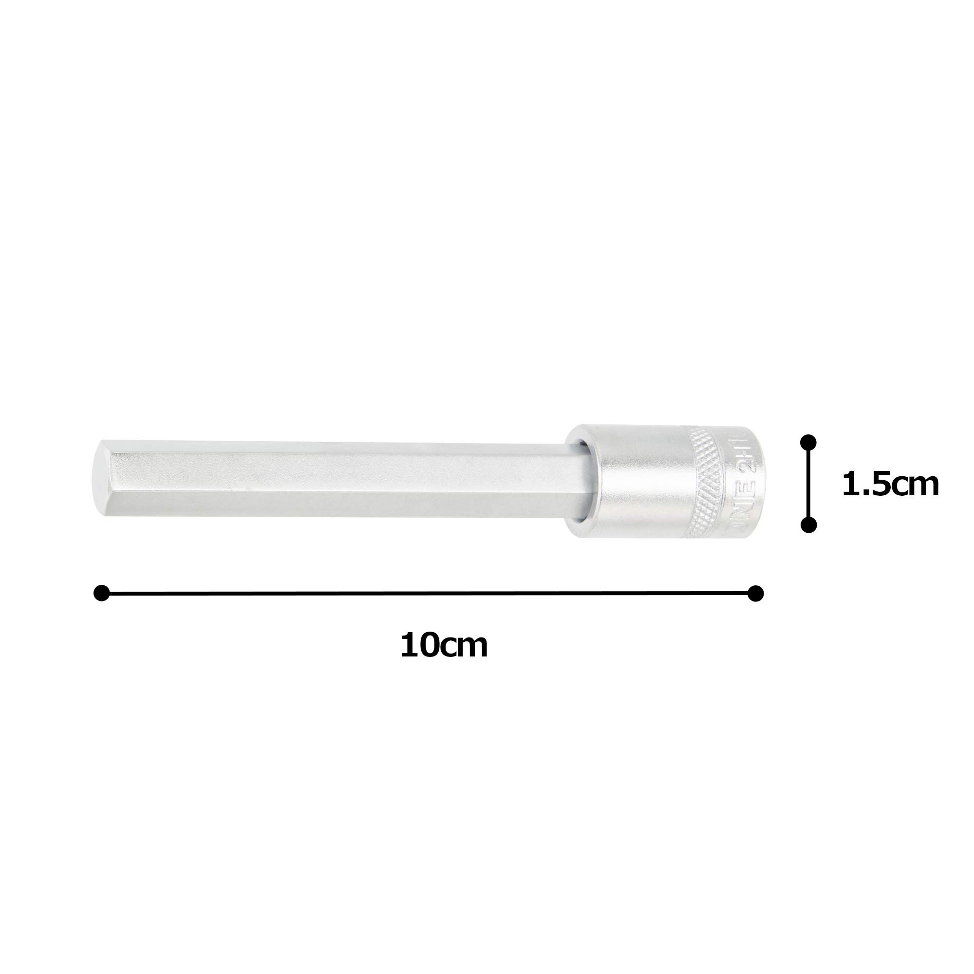 토네 2H-10L 10mm 롱 육각 소켓 6.35mm 이미지 5