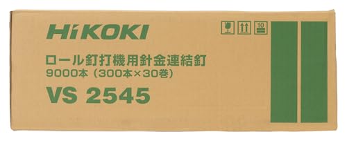 하이코키 VS2545 45mm 2.5mm 300개 30롤 와이어 연결못 황색 볼록 이미지 3