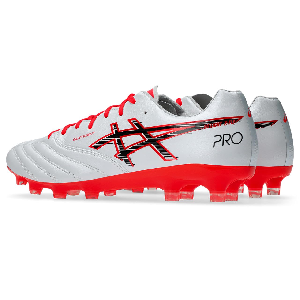 아식스 축구화 DS LIGHT X-FLY 105 23.5 cm 2E 105(화이트/플래시 레드) 이미지 2