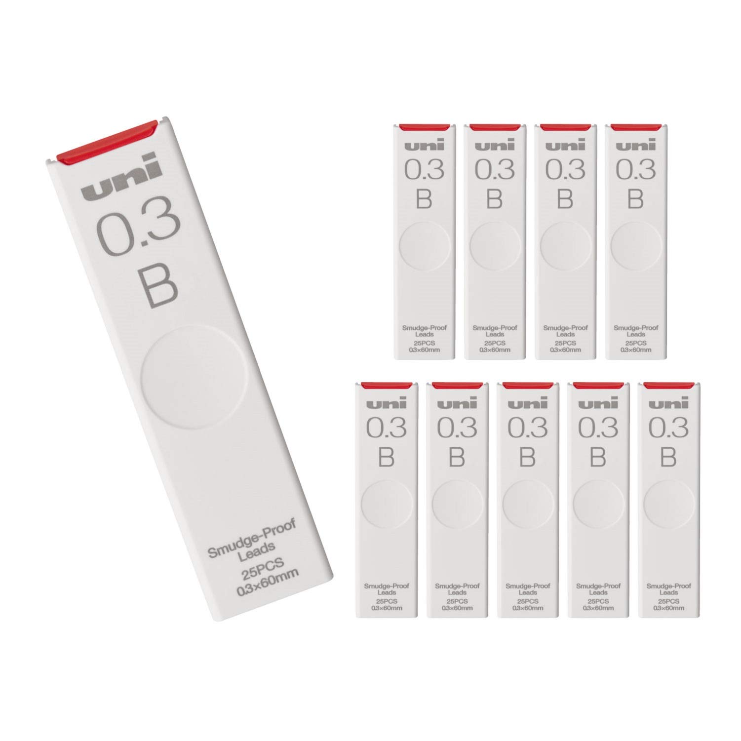 미쓰비시 연필 유니 ULS0325B 0.3mm B 샤프심