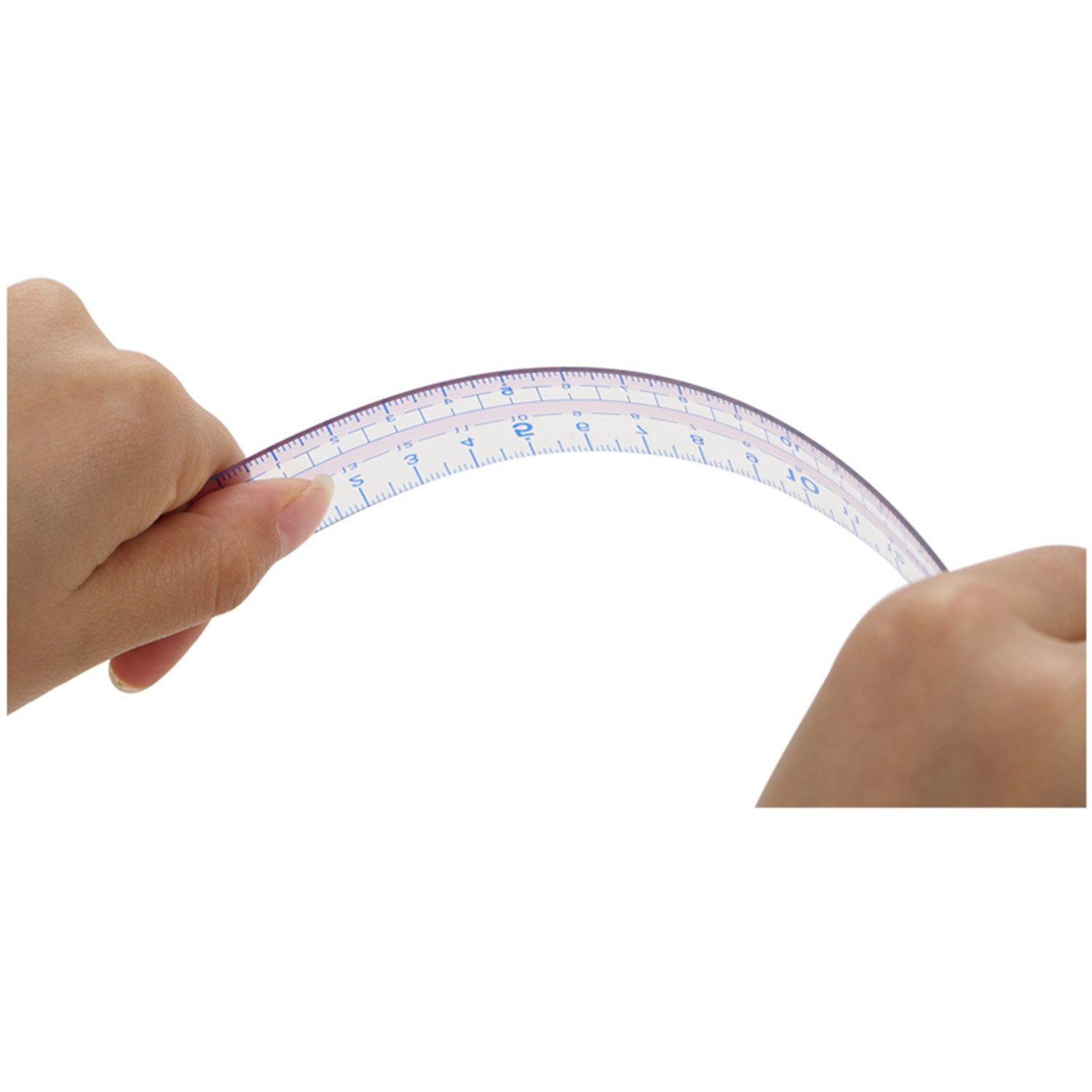 코쿠요 마나비스토 블루 GY-GBA111B 30cm 직선자 재생PET 이미지 2